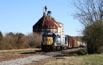 CSX 6431 & 2262 lead train F728 towards the yard